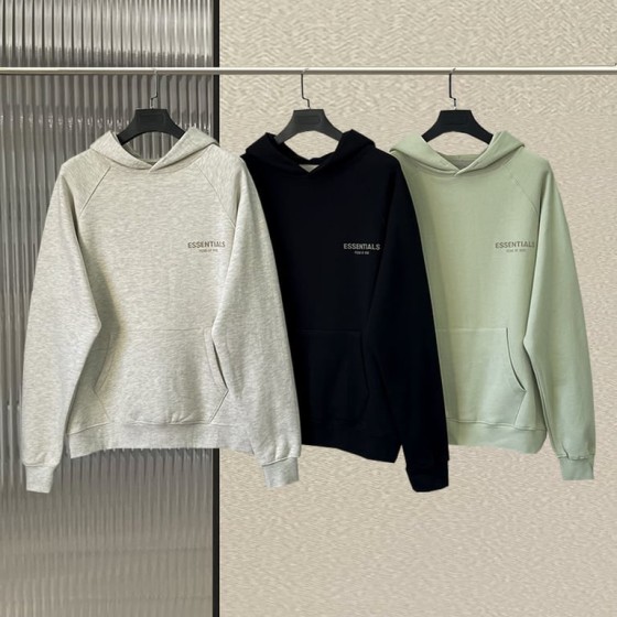Fear of God Essentials Tone-on-Tone Mini Logo Hoodie